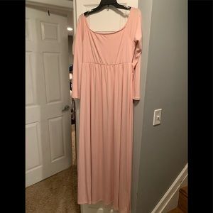 Off the shoulder Maternity dress
